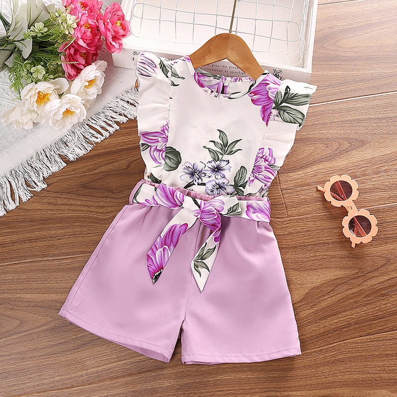 Baby Girl clothing suit summer floral print