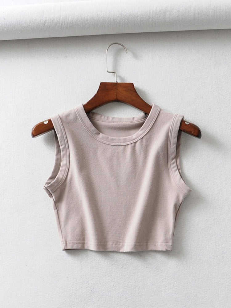 Summer vintage white crop tops