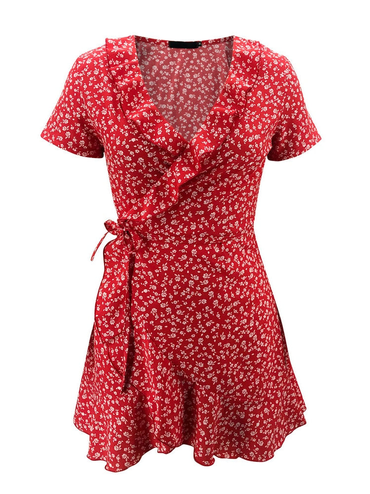 Summer Women’s Floal A-Line Dress Sweet Elegant