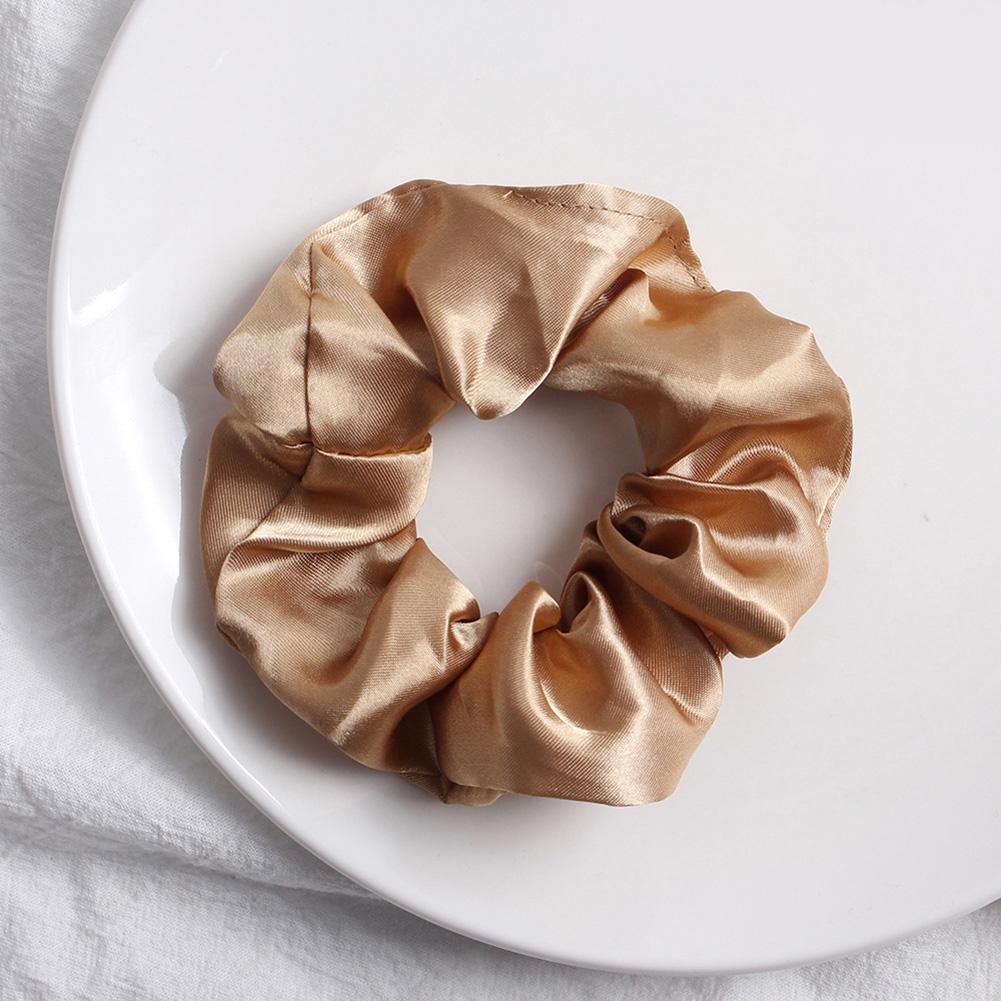 Women Silk Scrunchie Elastic Multicolor Hair Band