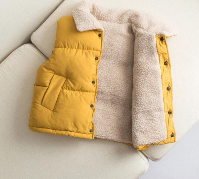 Autumn Winter New Boys Girls Sleeveless Vest
