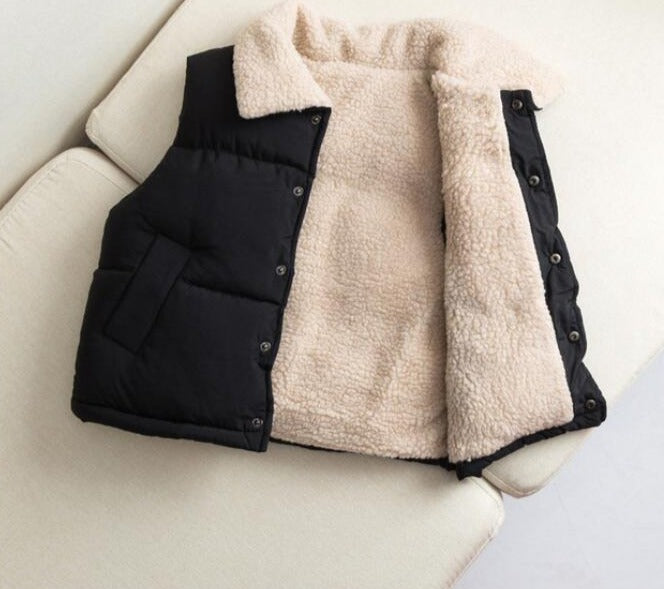 Autumn Winter New Boys Girls Sleeveless Vest