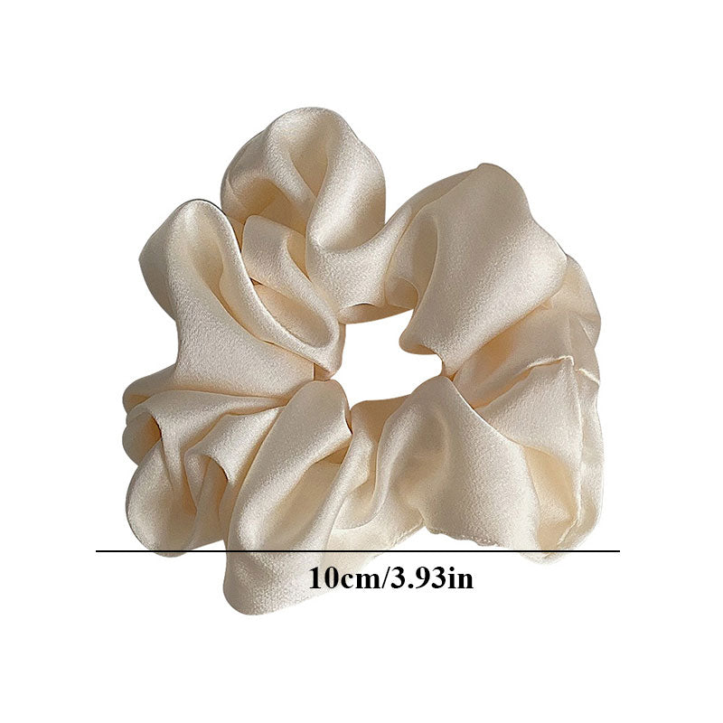 Women Silk Scrunchie Elastic Handmade Multicolor
