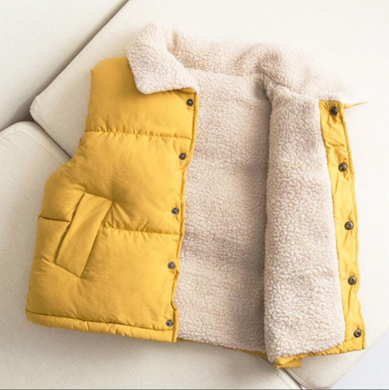 Autumn Winter New Boys Girls Sleeveless Vest