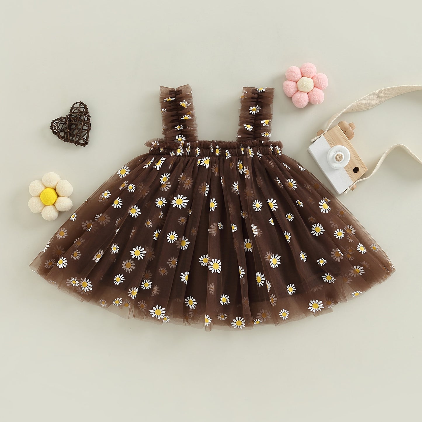 Summer Toddler Kid Baby Girls Dress Daisy