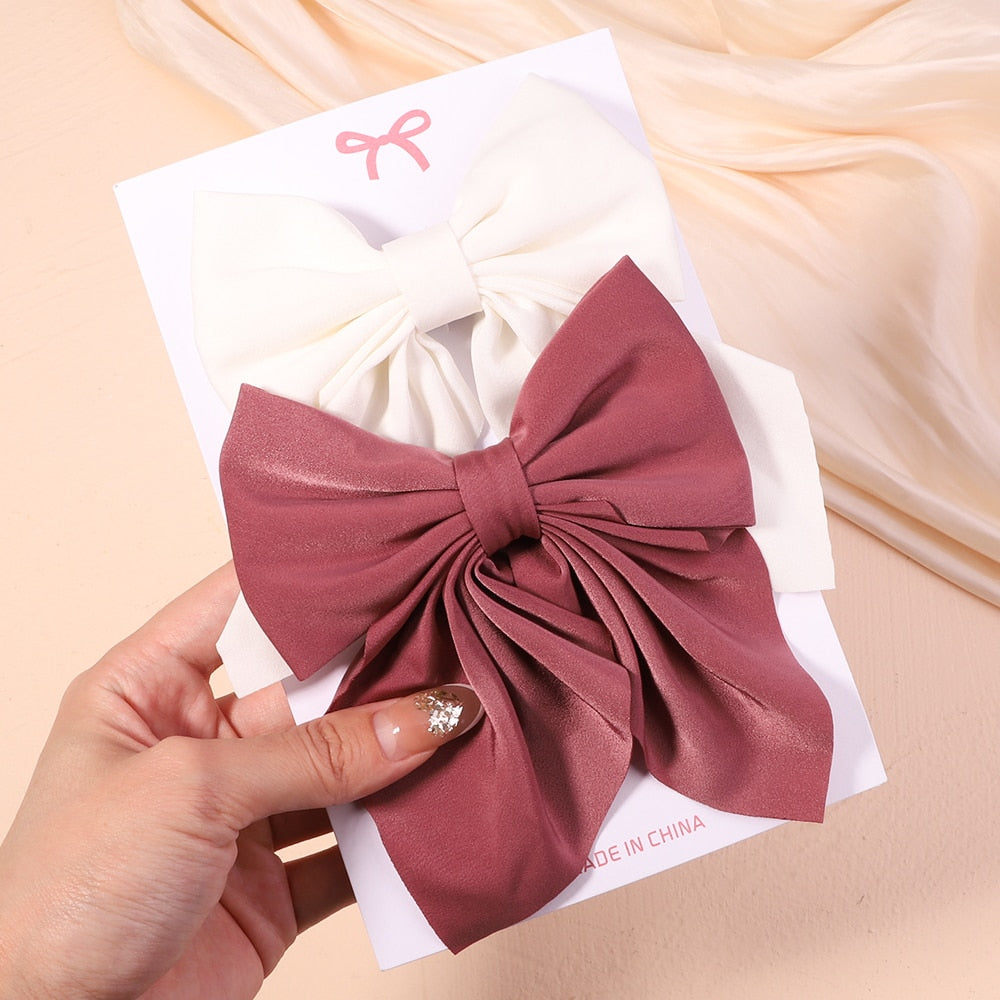 2Pcs/set Women Girls Sweet  Hair Clips