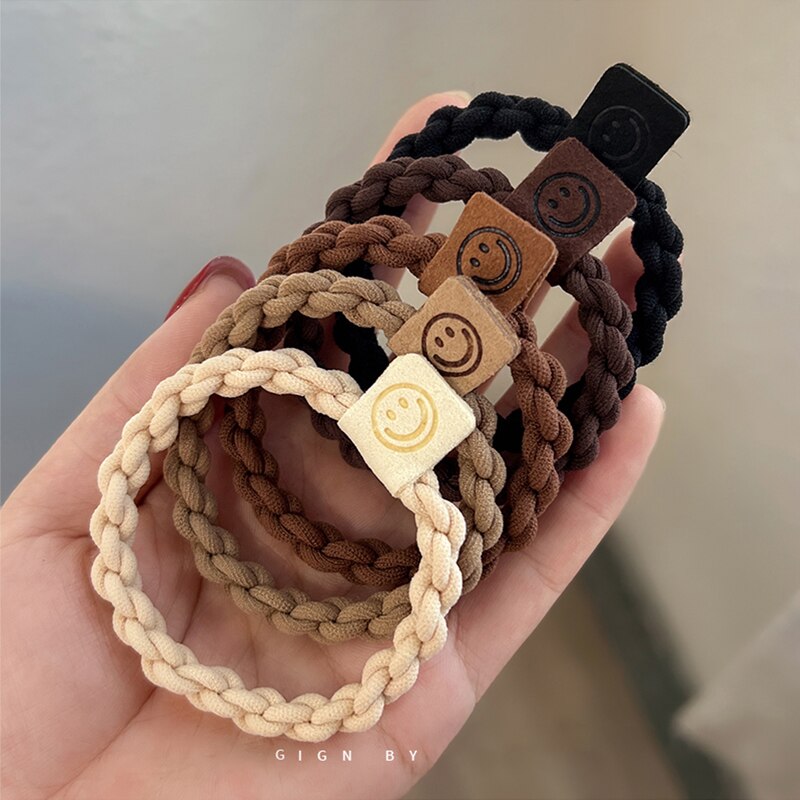 5Pcs Korean Strong Women Hair Scrunchies