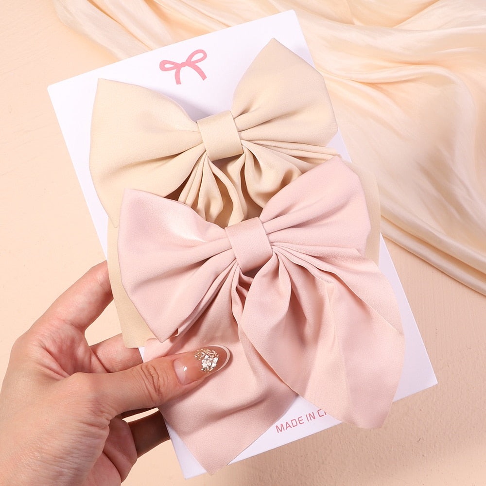 2Pcs/set Women Girls Sweet  Hair Clips