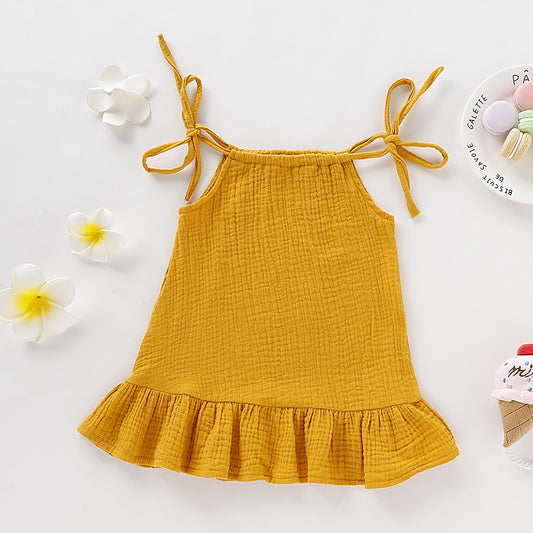 Summer Toddler Baby Girl Sleeveless Dress