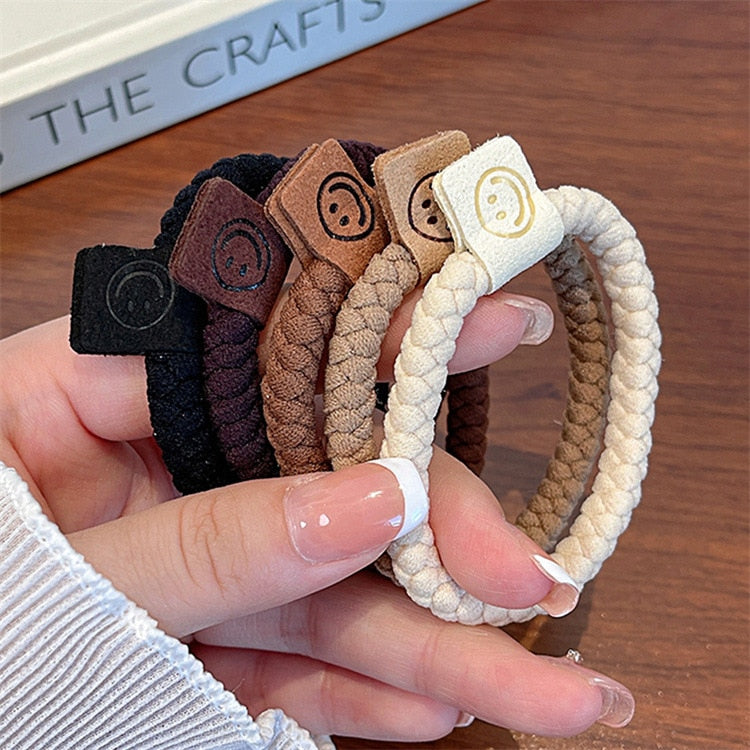 5Pcs Korean Strong Women Hair Scrunchies