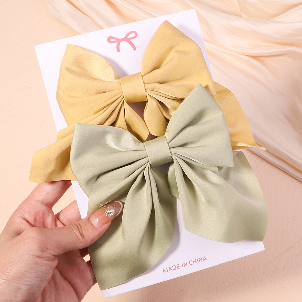 2Pcs/set Women Girls Sweet  Hair Clips
