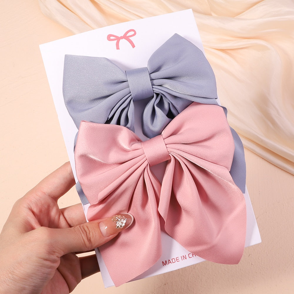 2Pcs/set Women Girls Sweet  Hair Clips