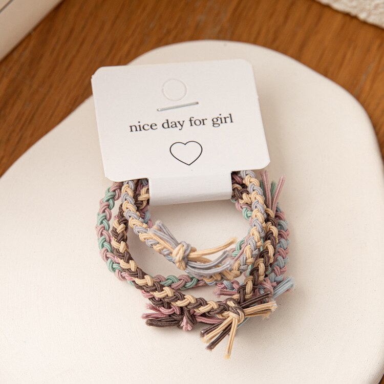 5Pcs Korean Strong Women Hair Scrunchies