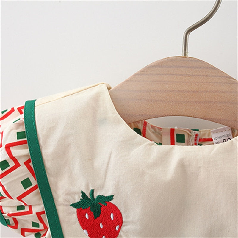Summer Children's Clothes Simple Dresses To 3 Years Old