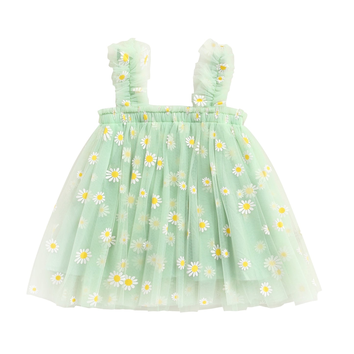 Summer Toddler Kid Baby Girls Dress Daisy