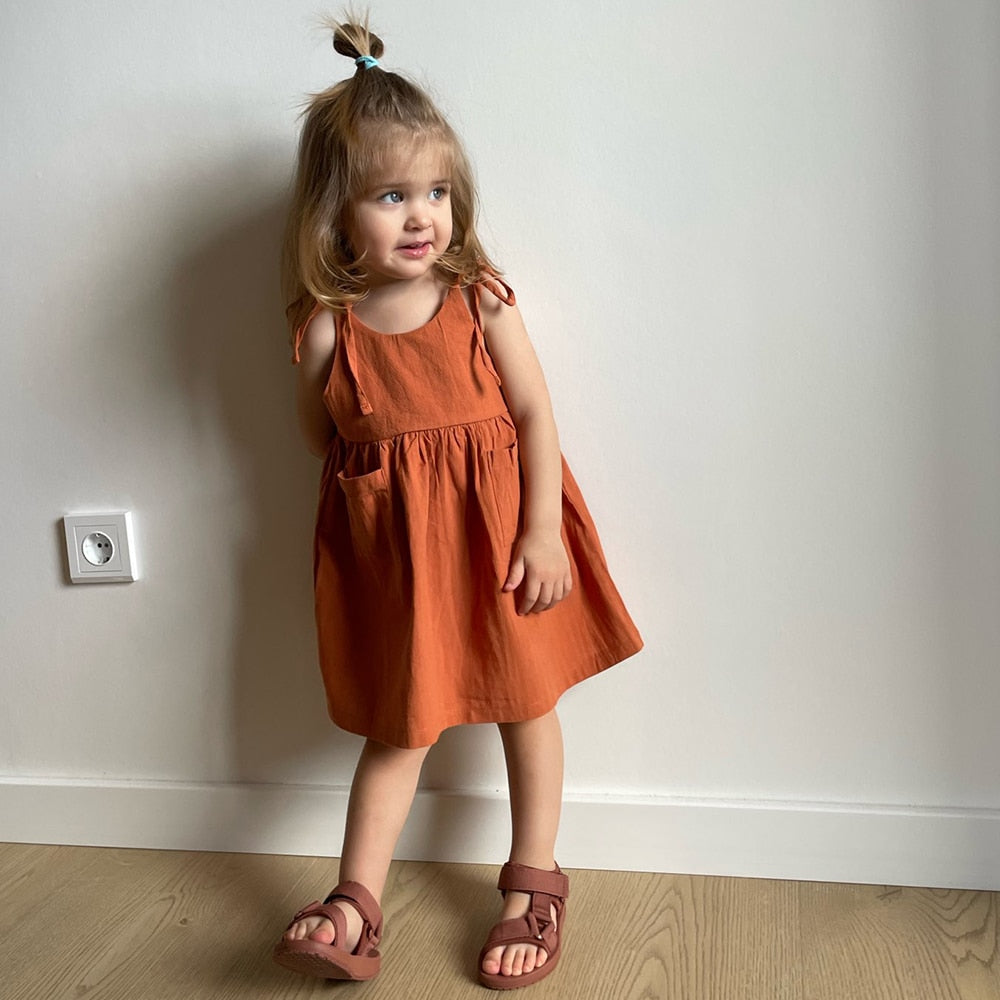 Children Girls Summer Casual Dress