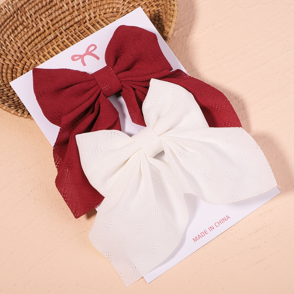 2Pcs/set Women Girls Sweet  Hair Clips