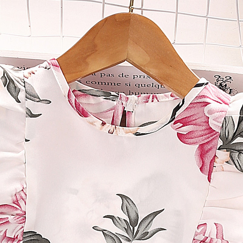 Baby Girl clothing suit summer floral print
