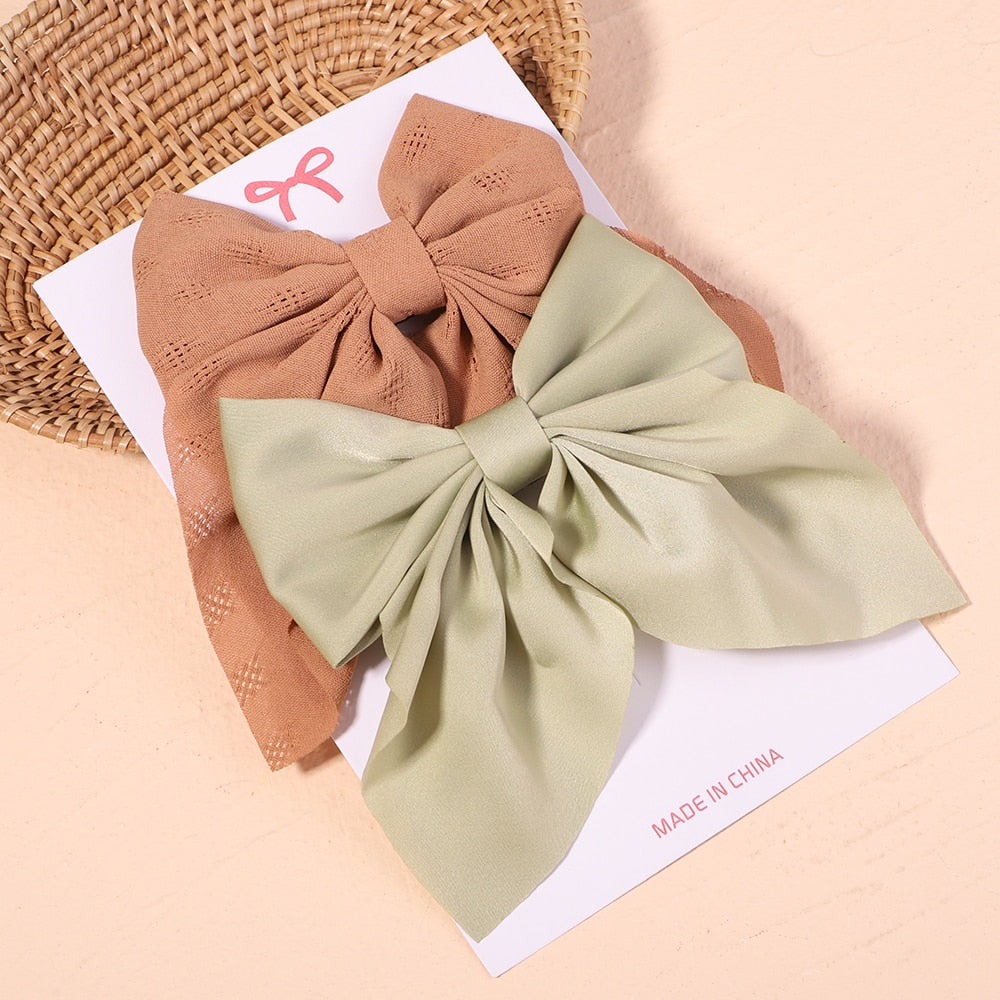 2Pcs/set Women Girls Sweet  Hair Clips