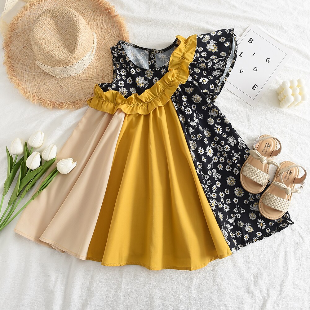 Floral Dress Fashion Dress Birthday Party Princess Dress