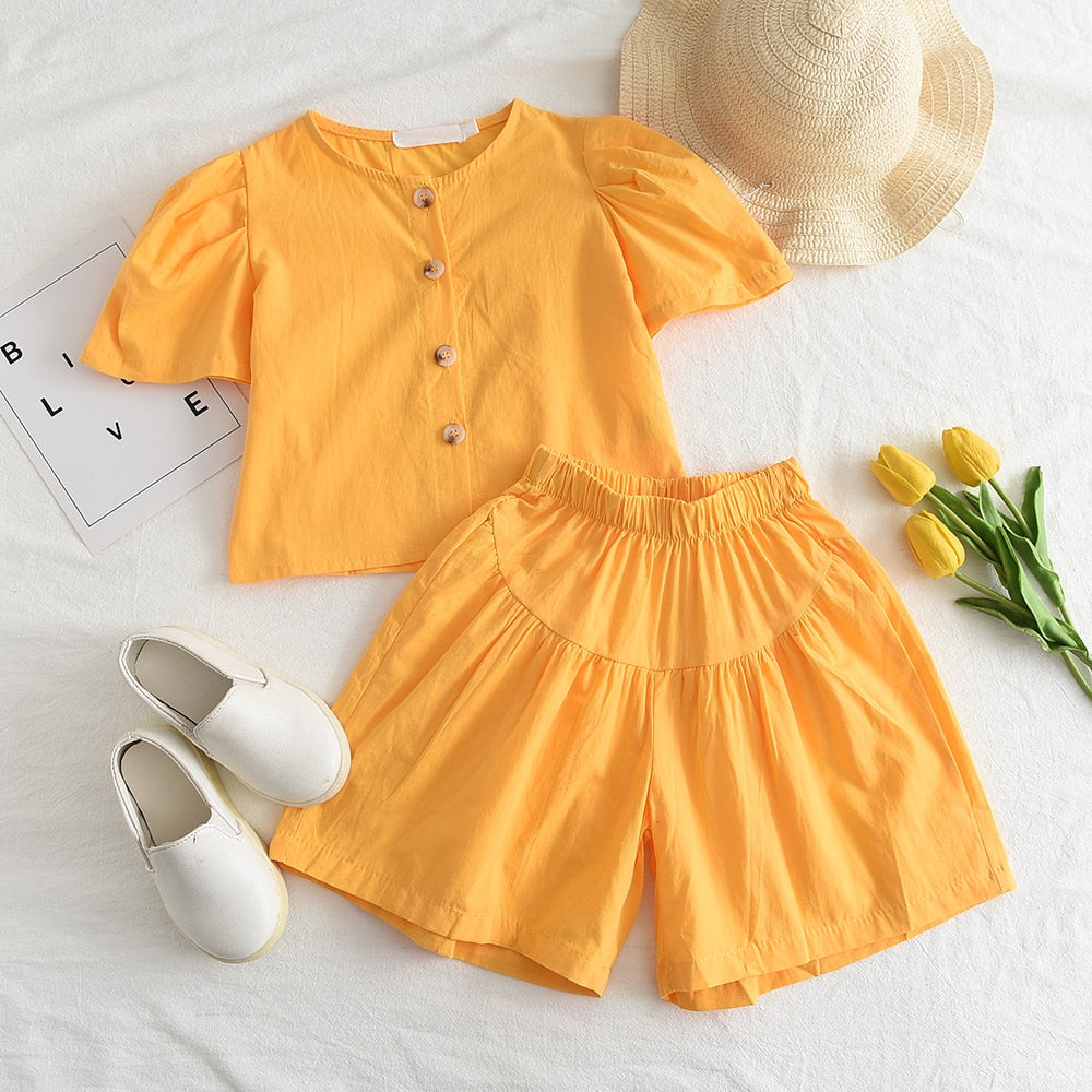 Girls Summer Suit Children