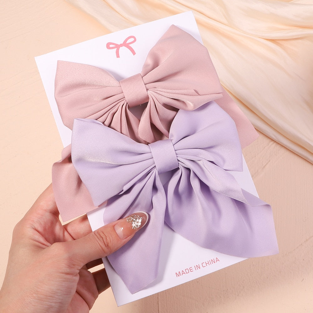 2Pcs/set Women Girls Sweet  Hair Clips