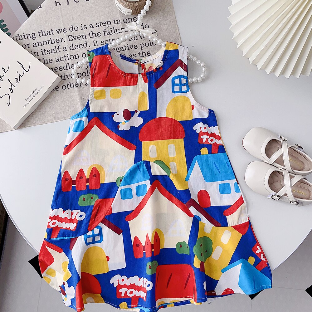 Floral Dress Fashion Dress Birthday Party Princess Dress
