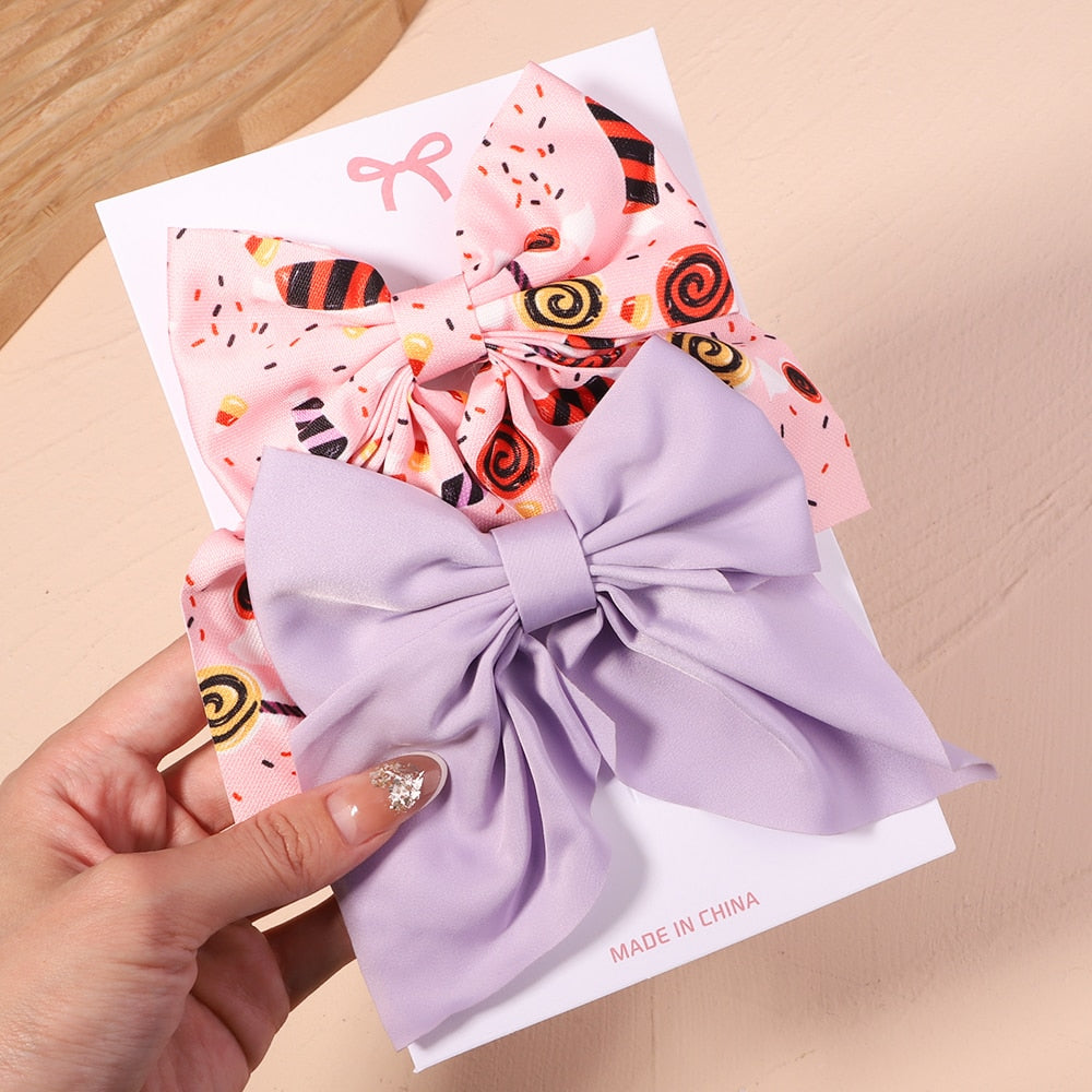 2Pcs/set Women Girls Sweet  Hair Clips