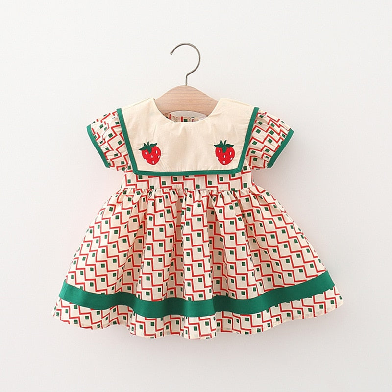 Summer Children's Clothes Simple Dresses To 3 Years Old