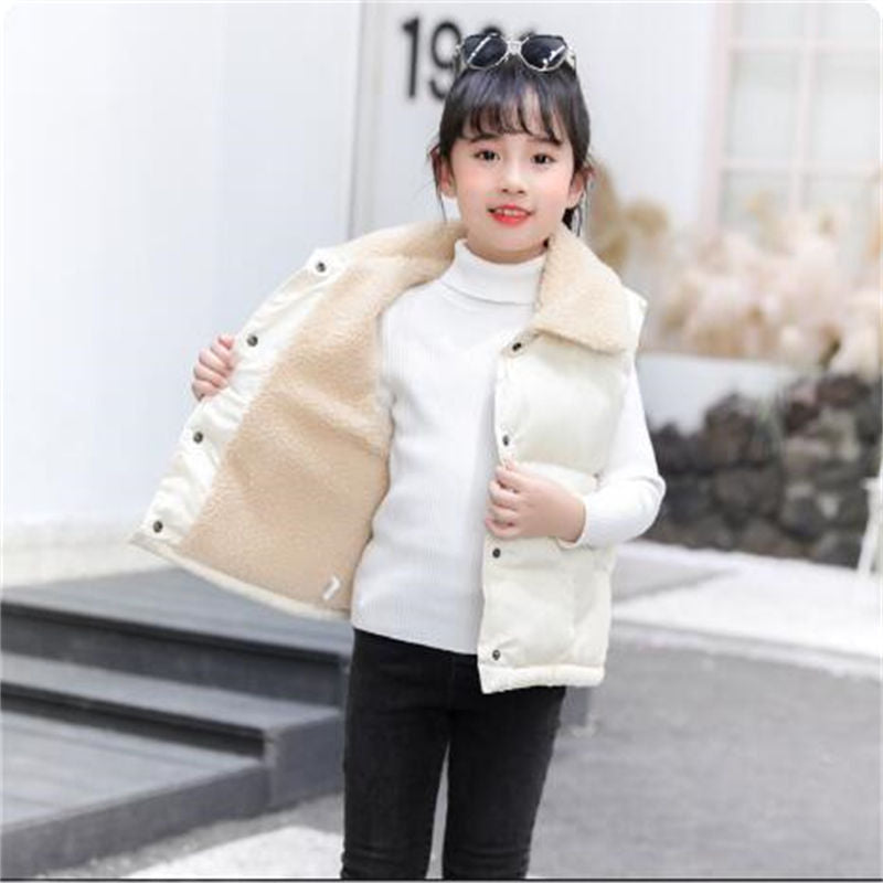 Autumn Winter New Boys Girls Sleeveless Vest