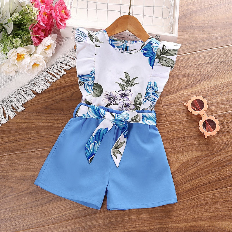 Baby Girl clothing suit summer floral print