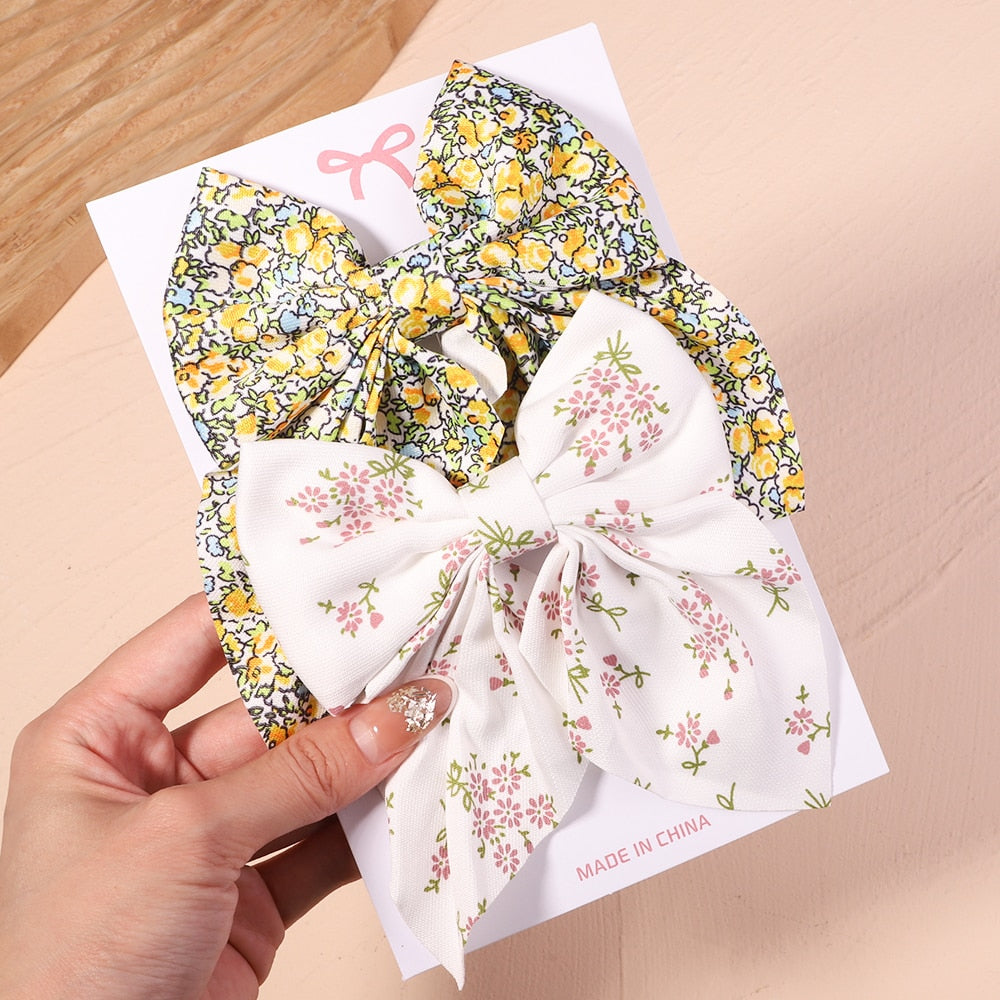 2Pcs/set Women Girls Sweet  Hair Clips