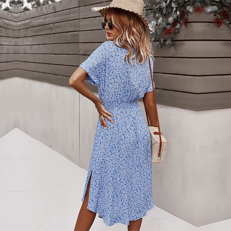 Women Floral Dress 2023 Summer Casual