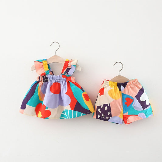 Summer Baby Girls Clothing Sets