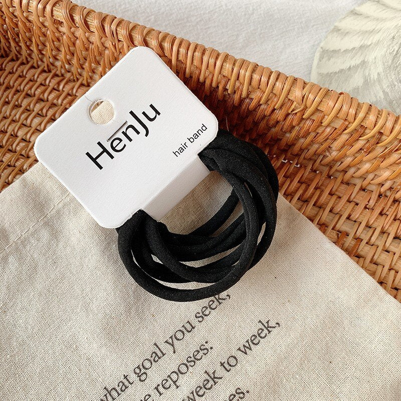 5Pcs Korean Strong Women Hair Scrunchies