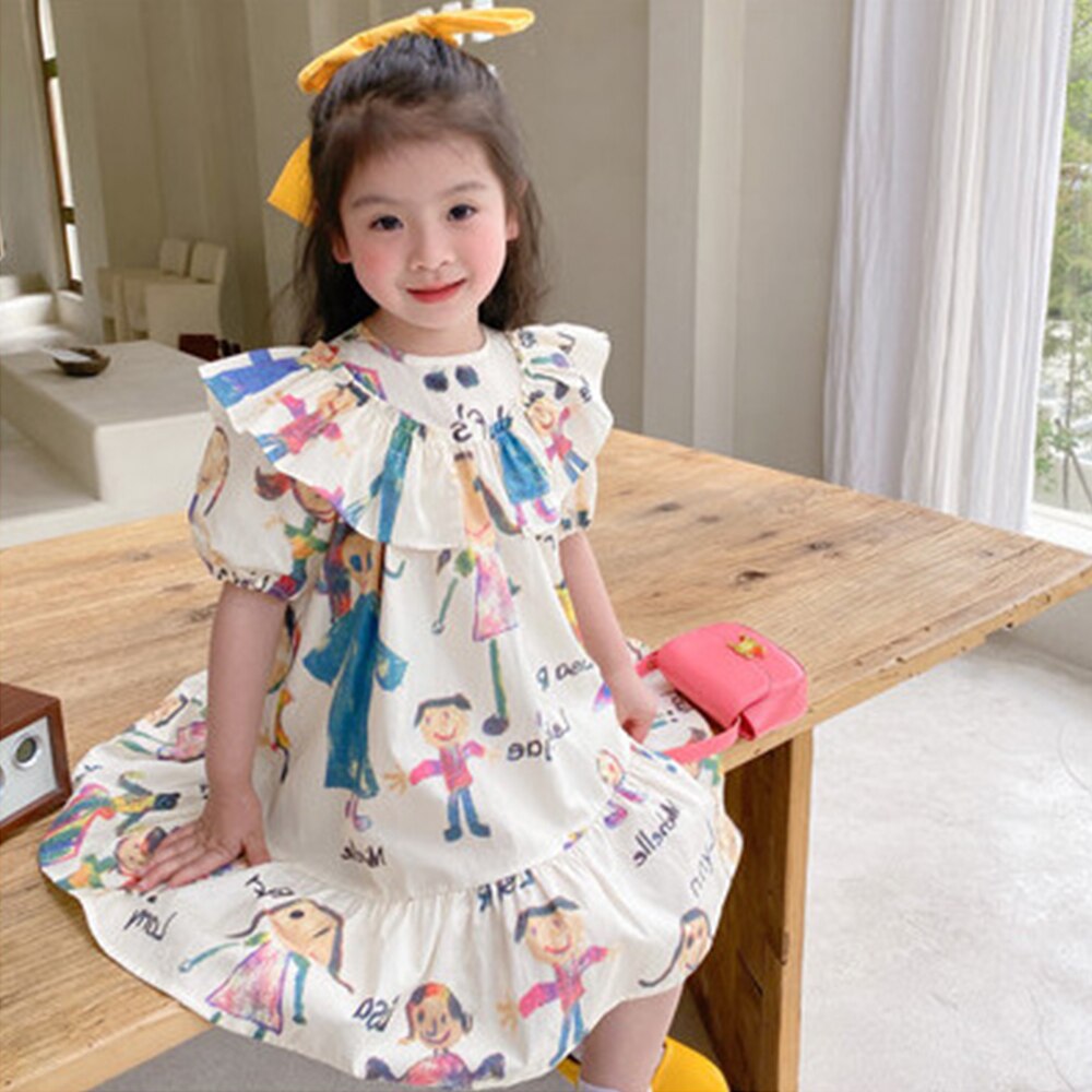 Floral Dress Fashion Dress Birthday Party Princess Dress