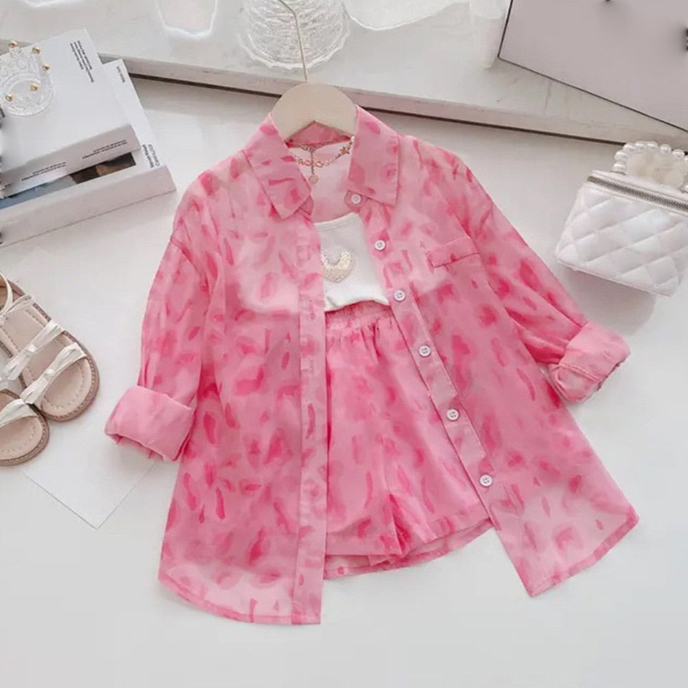 Girls Summer Suit Children