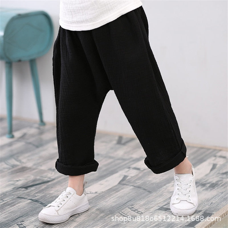 Kids Pants Boy Girl Summer