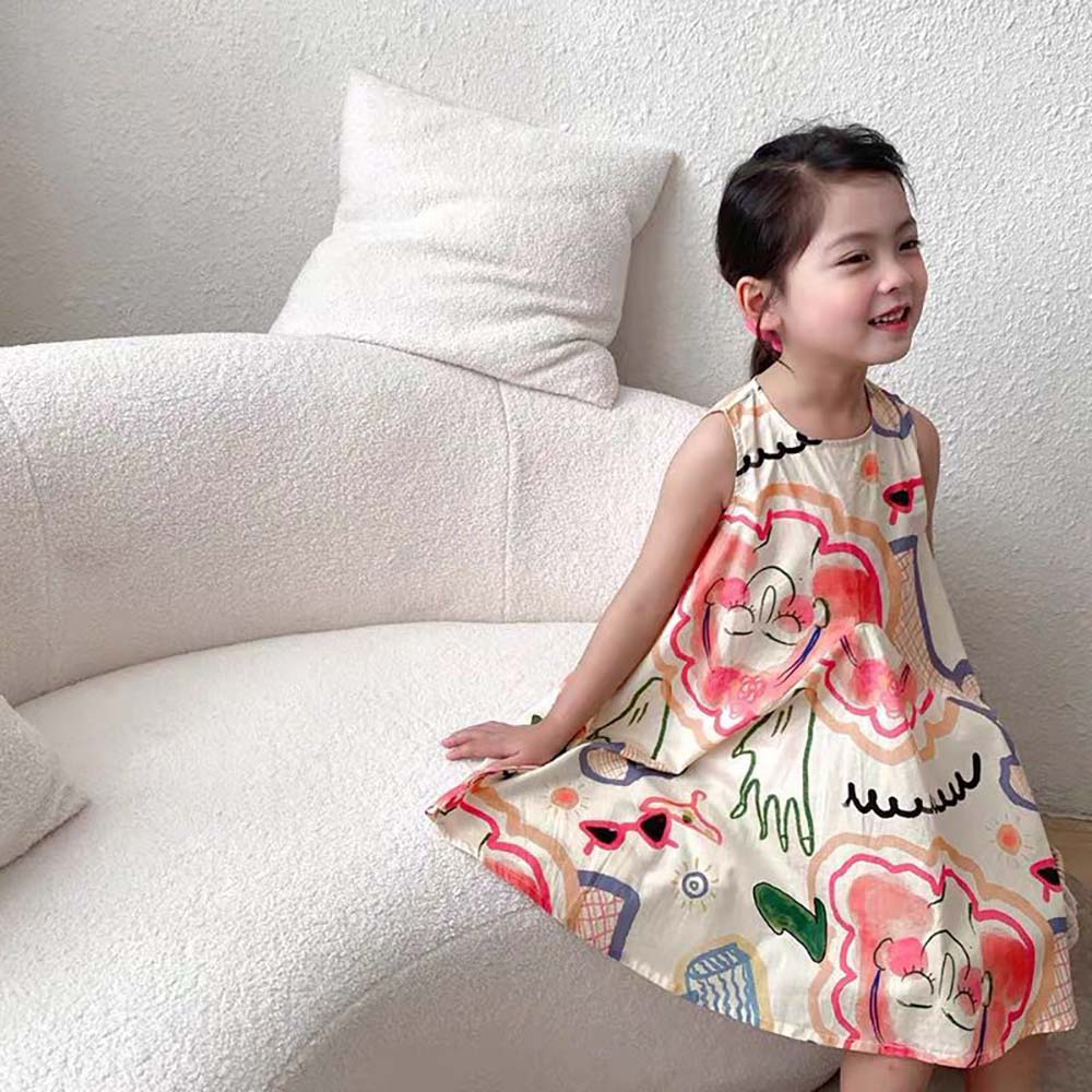 Floral Dress Fashion Dress Birthday Party Princess Dress
