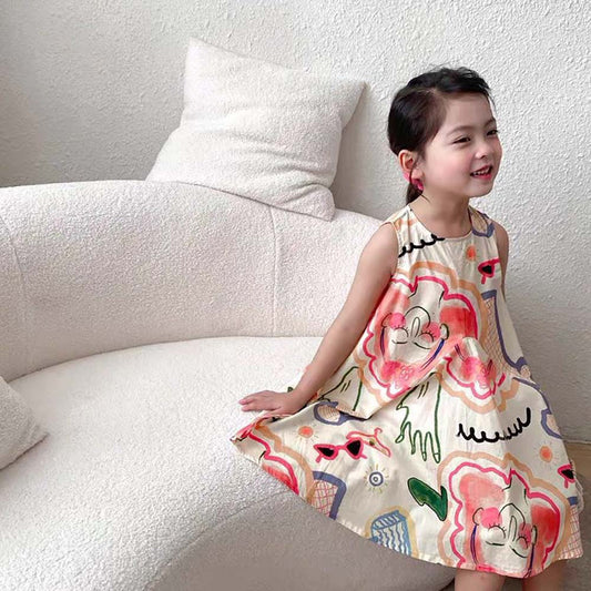 Floral Dress Fashion Dress Birthday Party Princess Dress