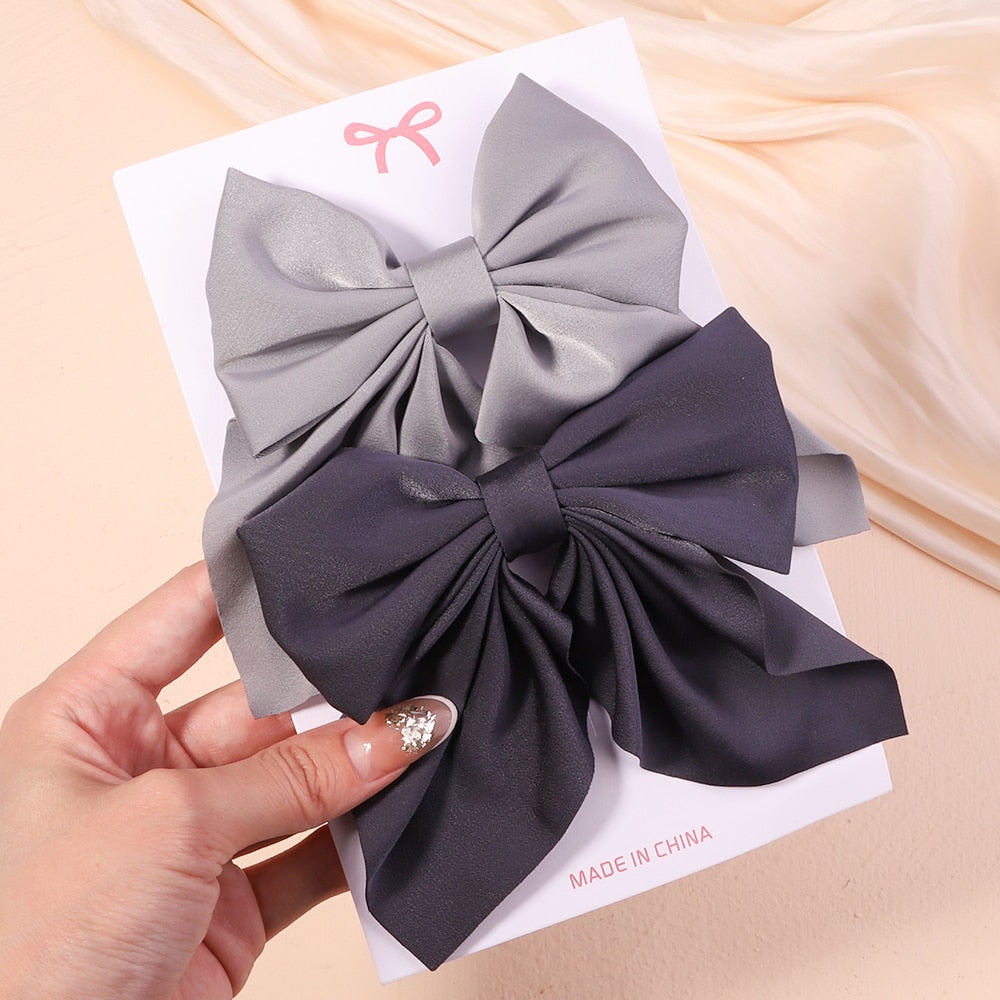 2Pcs/set Women Girls Sweet  Hair Clips