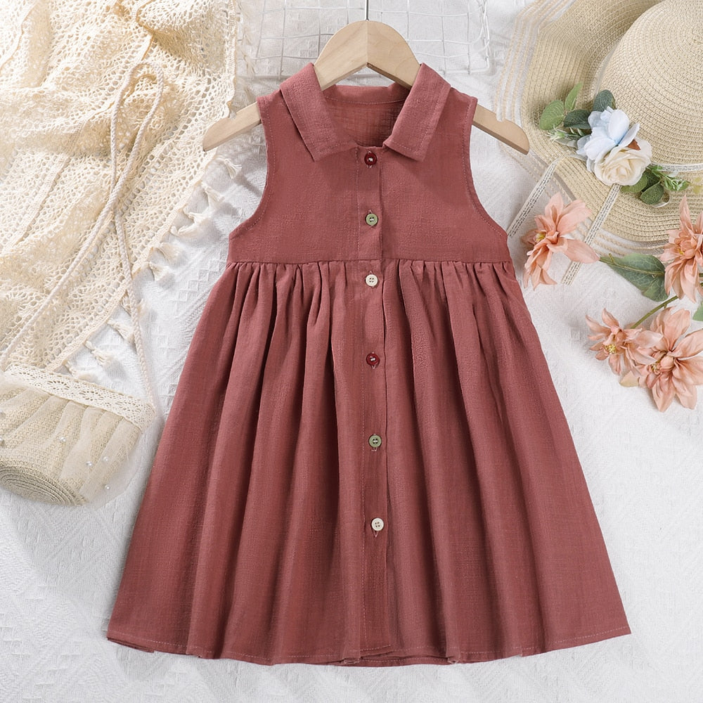 Girls Bubble Sleeve Princess Dress