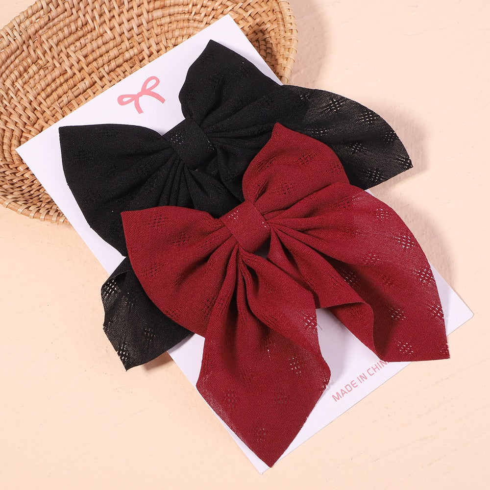 2Pcs/set Women Girls Sweet  Hair Clips