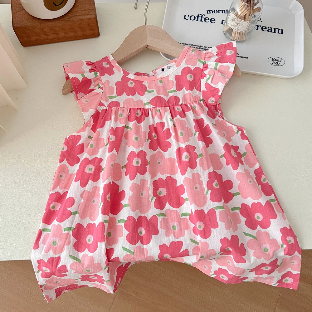 Floral Dress Fashion Dress Birthday Party Princess Dress