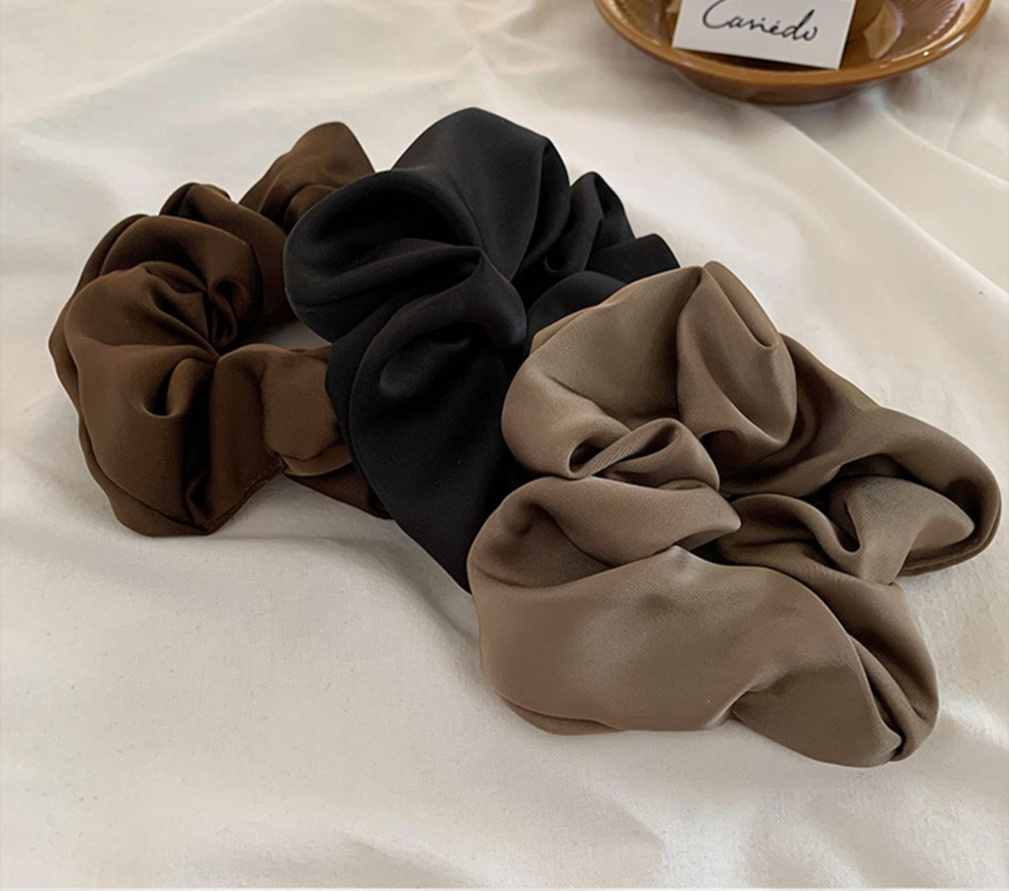 Newest Korean Woman Silk Elastics Hair Band