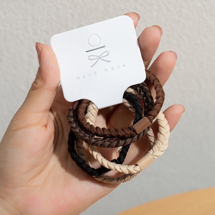 5Pcs Korean Strong Women Hair Scrunchies