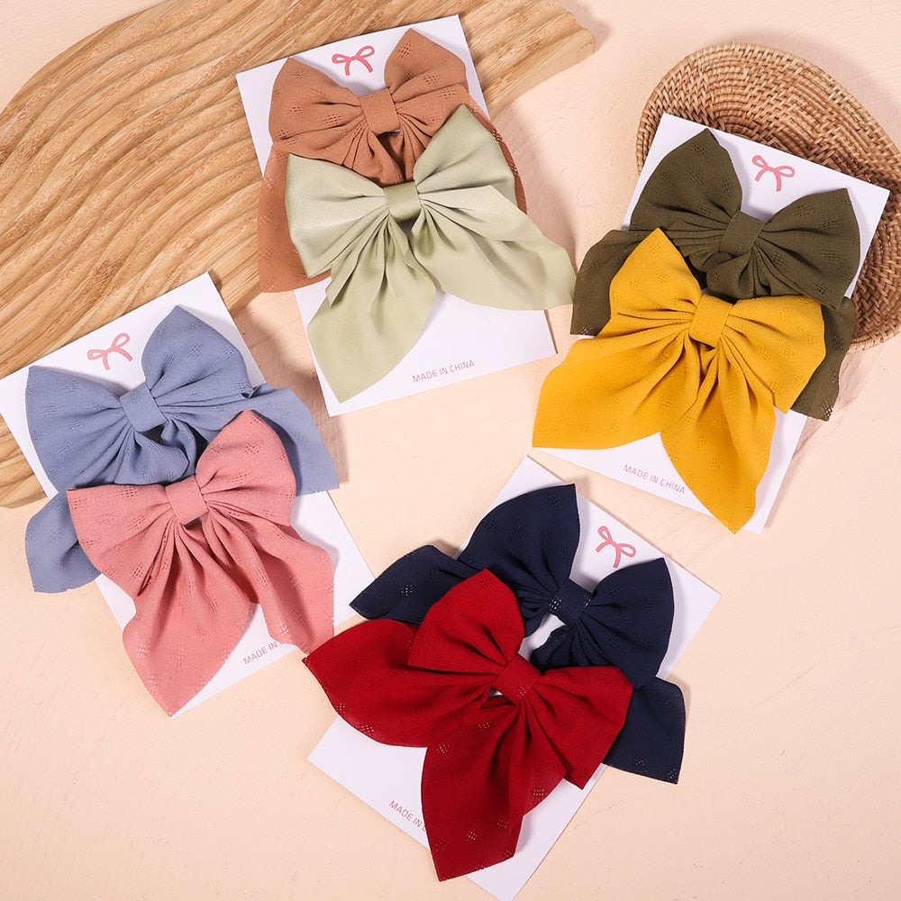 2Pcs/set Women Girls Sweet  Hair Clips