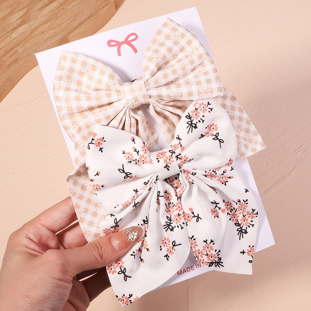2Pcs/set Women Girls Sweet  Hair Clips