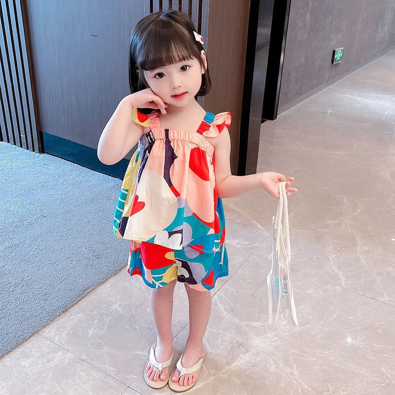 Summer Baby Girls Clothing Sets