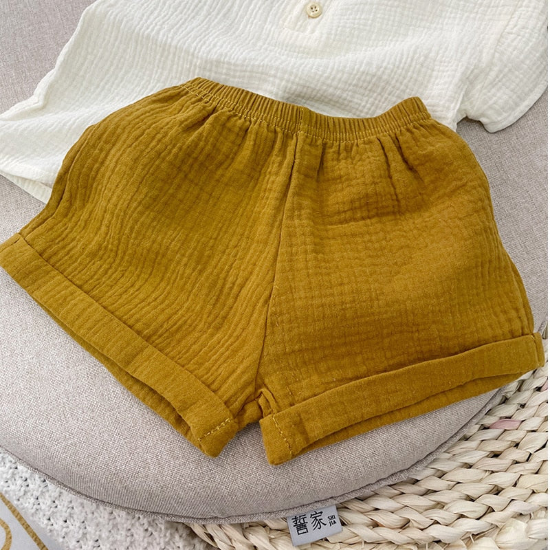 2Pcs Cotton Casual Summer Newborn Outfits